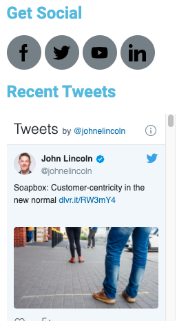 John Lincoln social media 