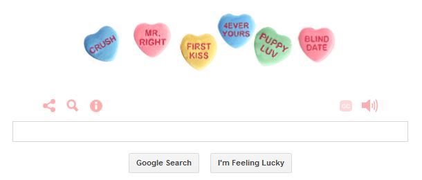 Google Valentine's Day Doodle