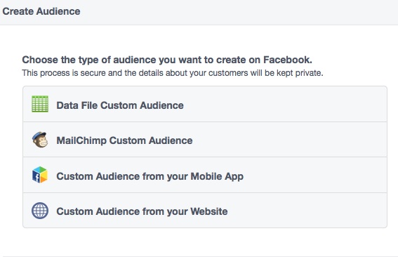 Create a Facebook Custom Audience