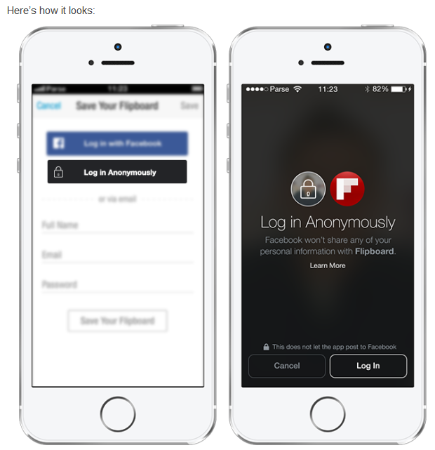 Facebook Will Give You The Ability To Login To Apps Anonymously 2014-04-30 16-27-03