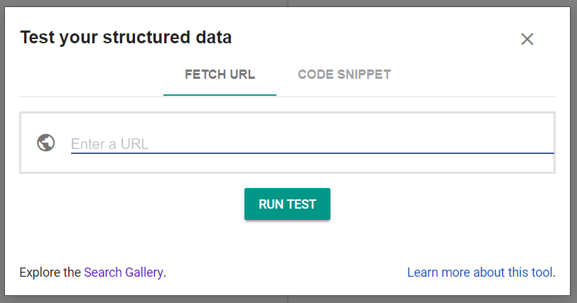 JSON-LD: use Google's structured data testing tool