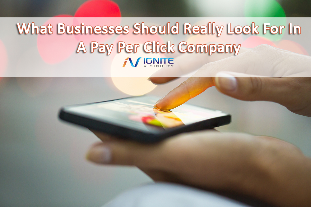 What Businesses Should Really Look For In A Pay Per Click Company