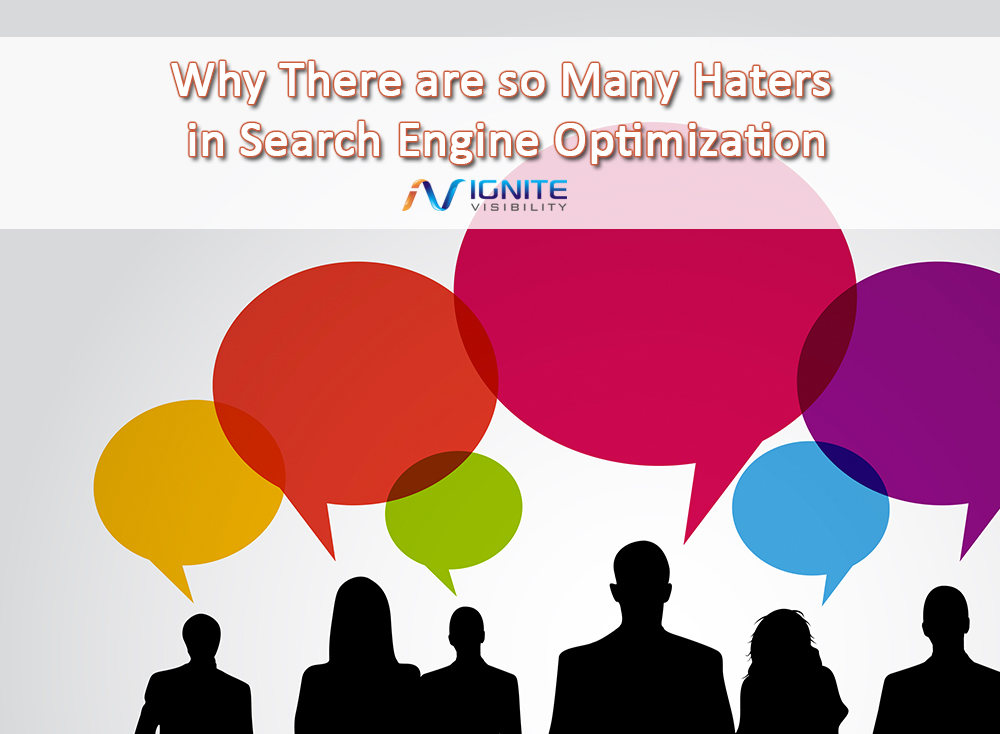 Why there are so Many Haters in Search Engine Optimization
