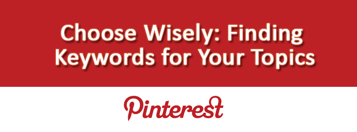 Pinterest Marketing Finding Keywords