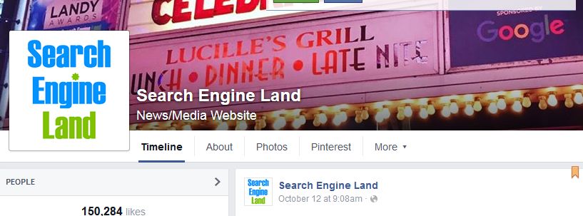 Search Engine Land Facebook