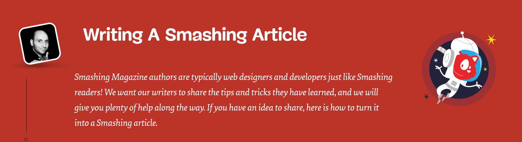 Submit a guest blog to Smashing Magazine
