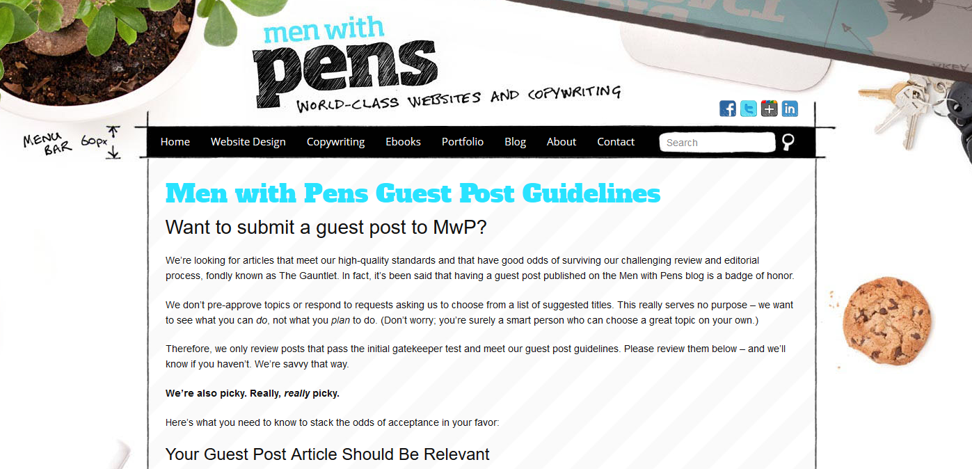 36 of the Best Places to Guest Blog for Marketers (with Contact Info) - Men with Pens
