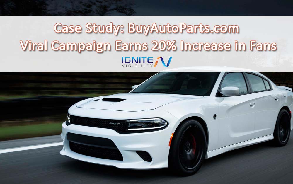 Case Study: BuyAutoParts.com Viral Campaign Earns 20% Increase in Fans