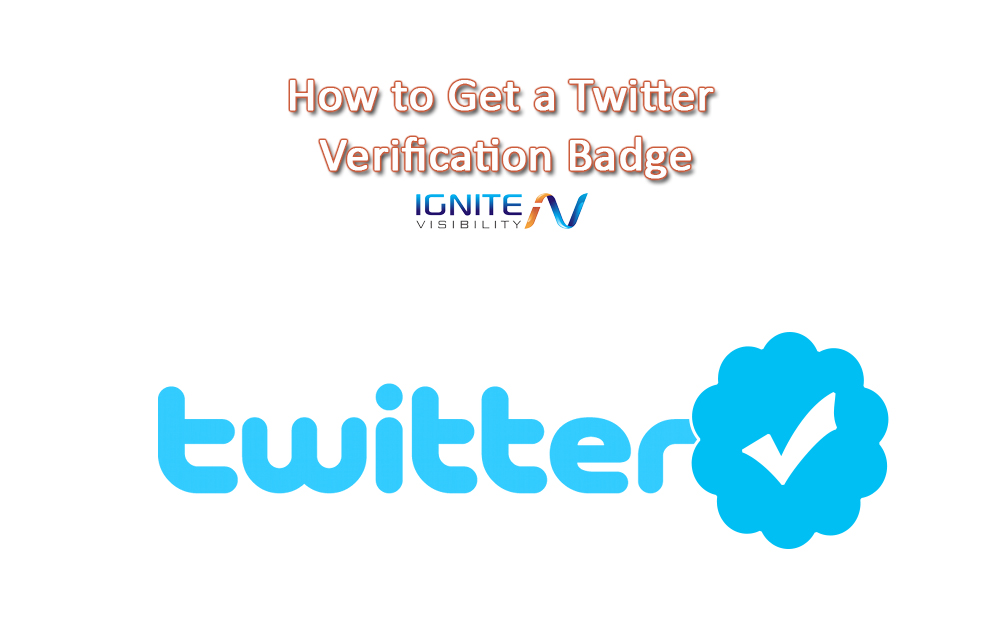 How to Get a Twitter Verification Badge