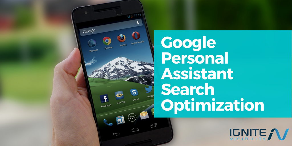 Google Personal Assistant Search Optimization