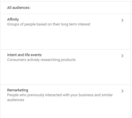 How to Set up Google Life Events Targeting