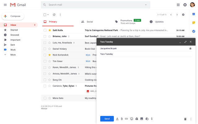 Google I/O 2018: Gmail Smart Response