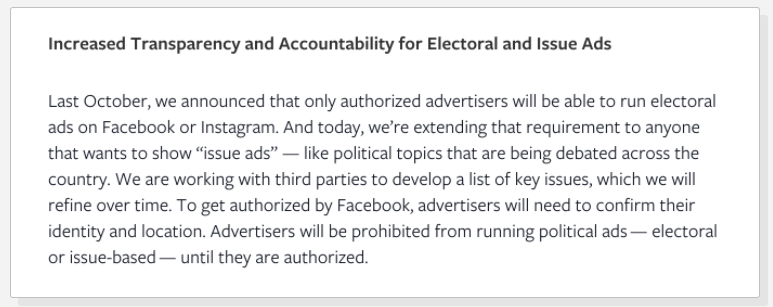 Facebook Ads: More Transparency