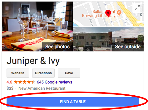 Add a booking extension to your Google My Business page