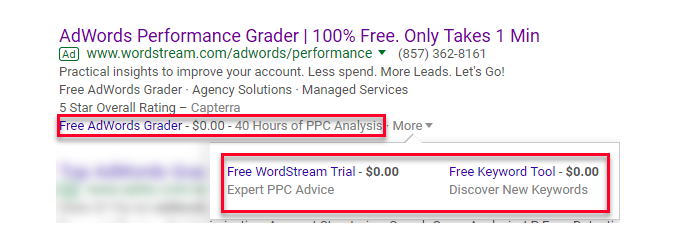 Wordpress ad extension for PPC lead generation
