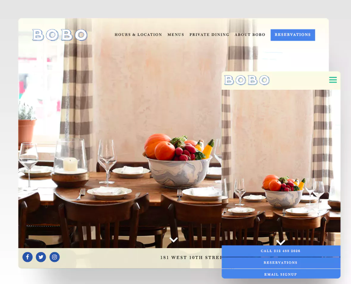 Create a great website for better restaurant marketing