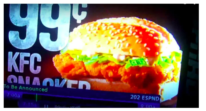 Subliminal Advertising: KFC Dollar Snacker 