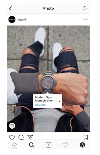 What to post on Instagram: product shots with product tags