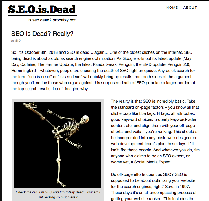 Is SEO Dead? The question has long been the talk of the internet