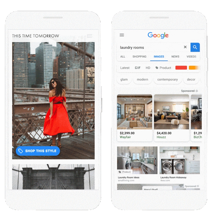 Digital Marketing Trends in 2019: Google Shoppable Image ads