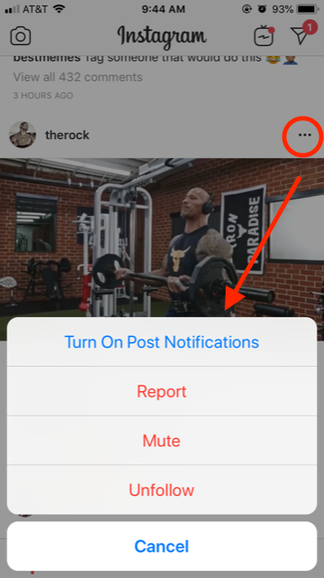 Outside of finding the best time to post on Instagram, you should tell followers to turn on post notifications