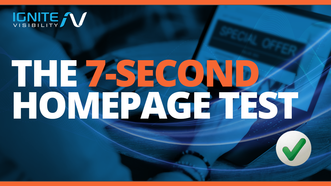 The 7-second Homepage Test