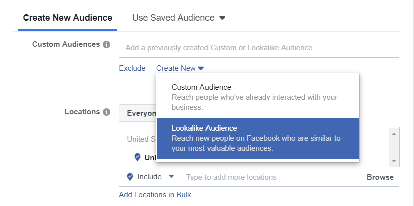 Paid Media: Set up a Lookalike Audience in Facebook