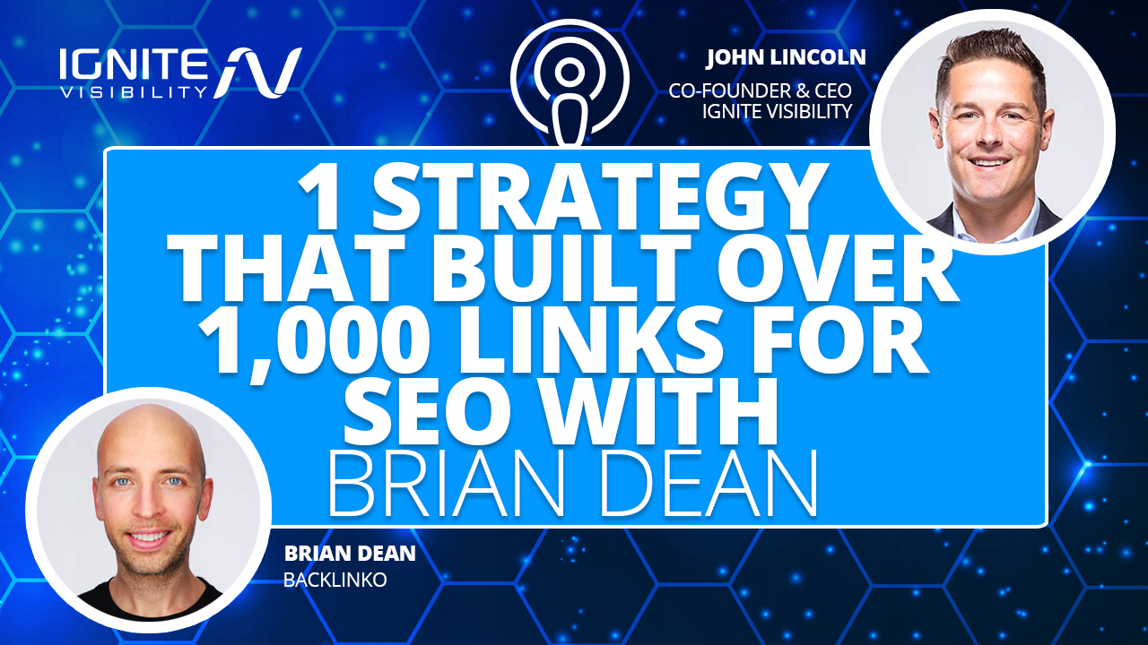 Build over 1,000 backlinks with Brian Dean