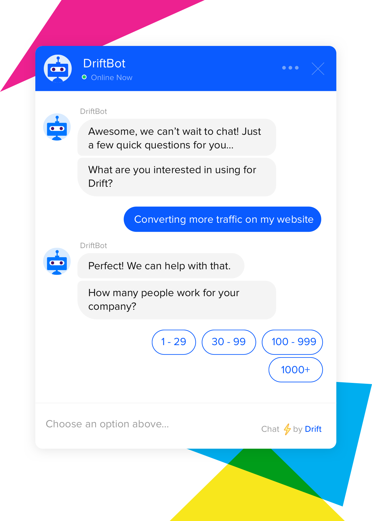 To target a B2B buyer persona, brands can use Chatbots instead of lead forms