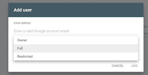 Adjust Permissions for Each Google Account