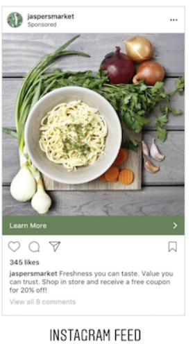 How to advertise on Instagram: Image Feed Ads