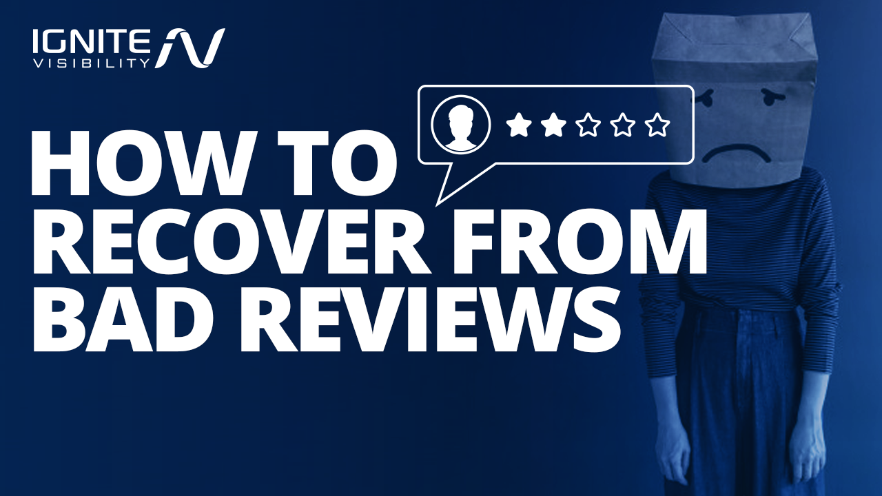 How to Recover From Bad Reviews