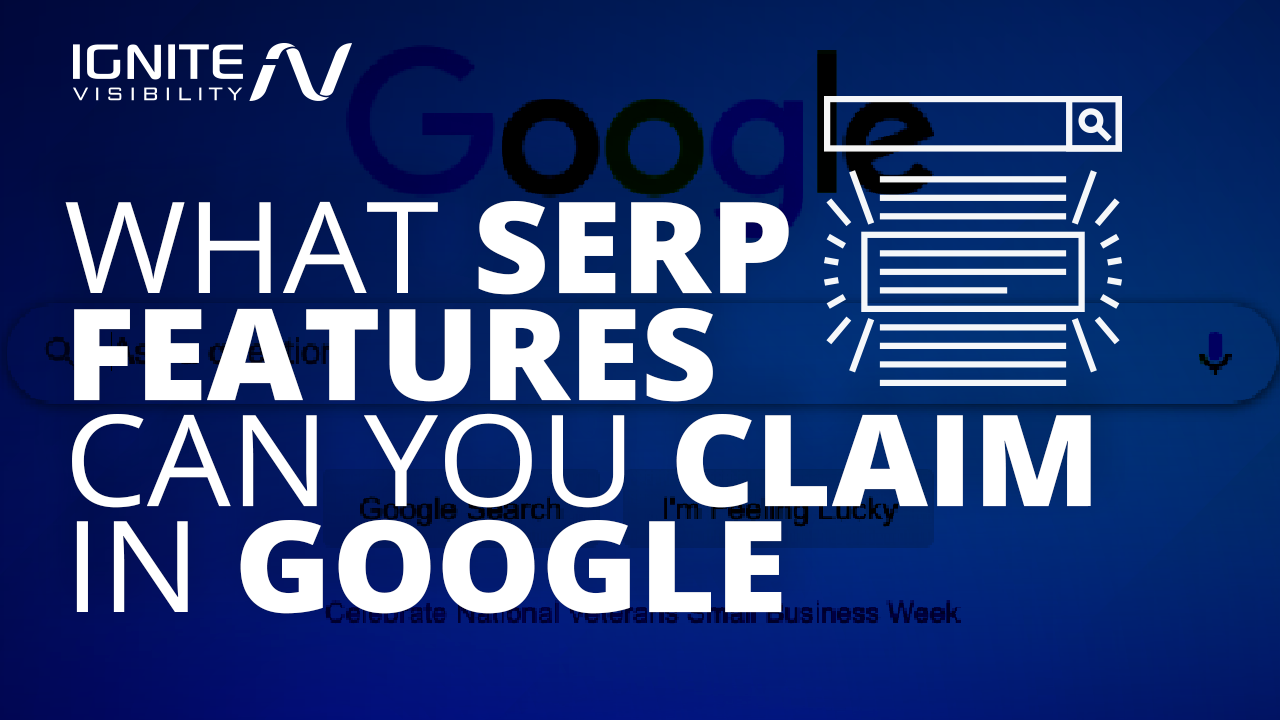 Claim SERP features
