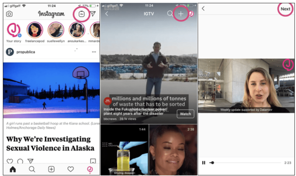 IGTV now supports horizontal content.