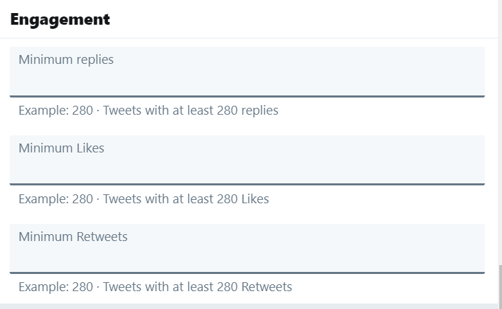 You can filter Tweets by engagement using Twitter Advanced Search