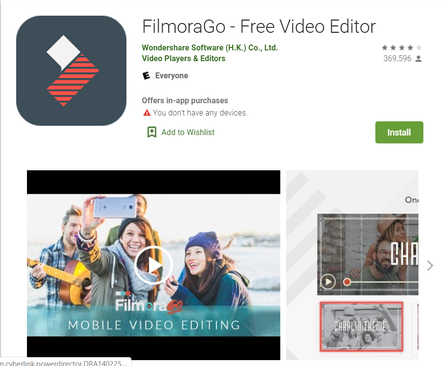 Best video editing tools: Filmora Go