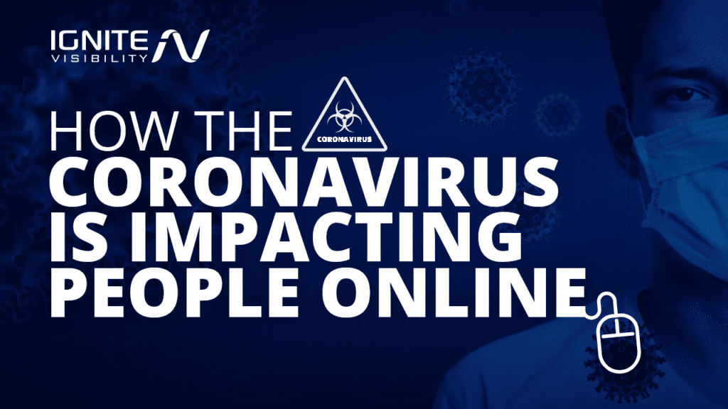 How the coronavirus is impacting people online