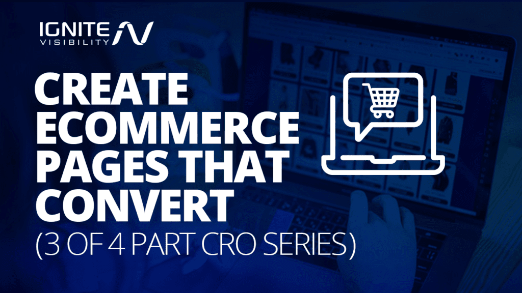 Create ecommerce pages that convert