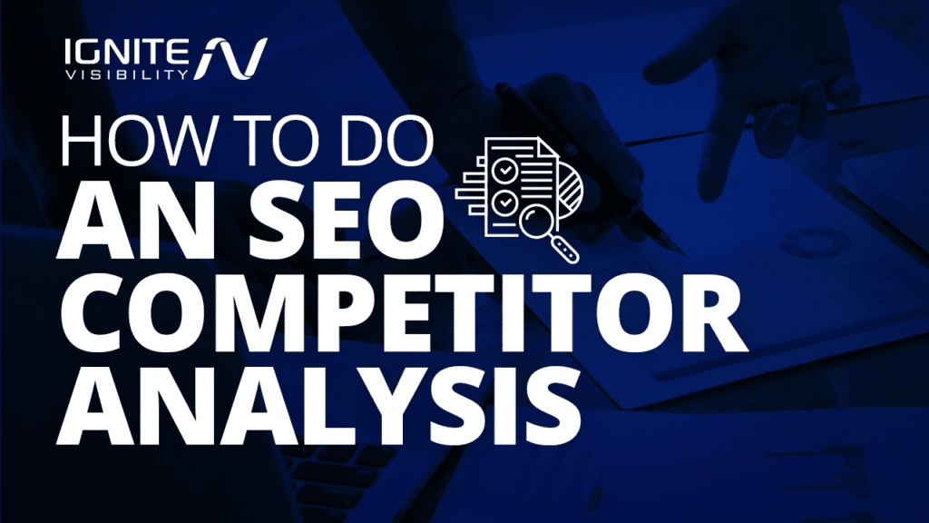 How to do a competitor analysis