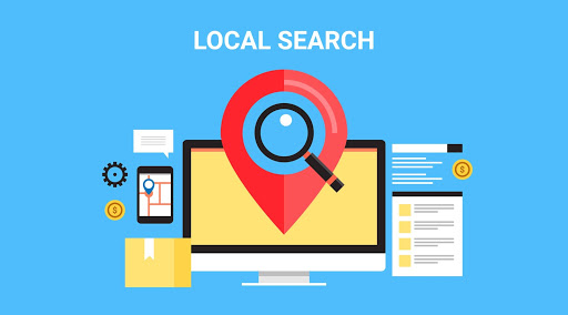 Local business listing are found through local searches