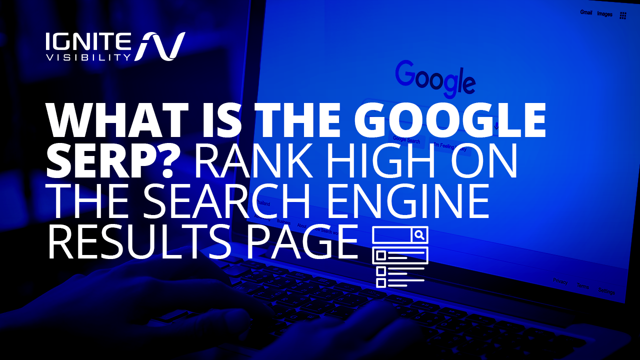 What is the Google SERP?