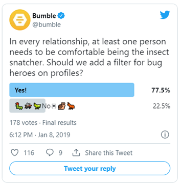 Source: Bumble Polling Audience