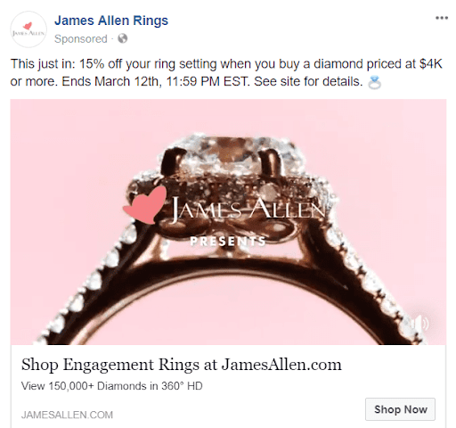 James-Allen-Rings-facebook-offer-ad
