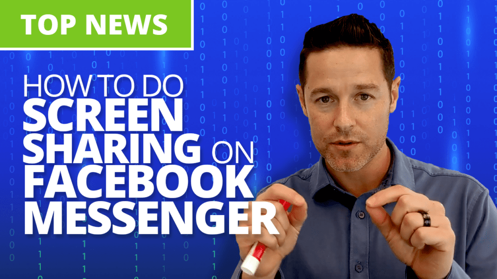How to do screen sharing on Facebook messenger