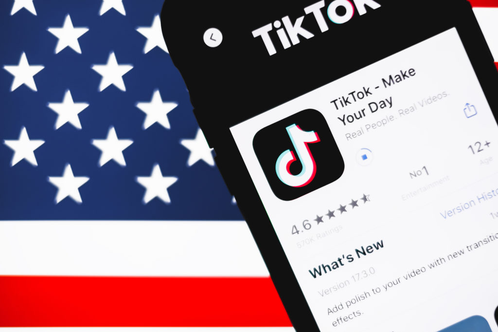 TikTok in app store