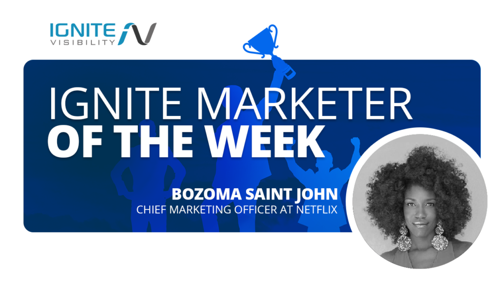 Bozoma Saint John, , Chief Marketing Officer at Netflix