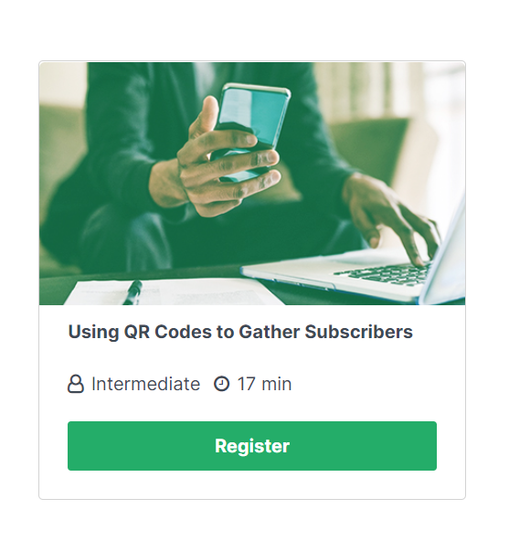 Klaviyo Course on QR Codes for Subscriber Acquisition