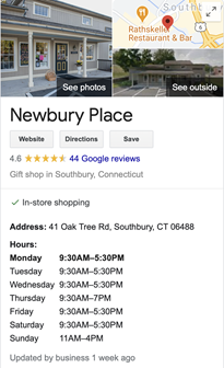 Google My Business Hours Update Category Post