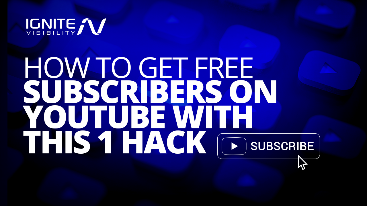 How to Get Free Subscribers on YouTube With This 1 Hack