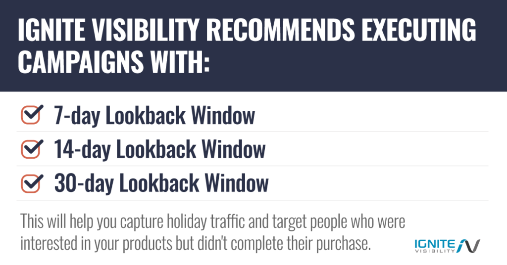 Campaigns with Lookback Window